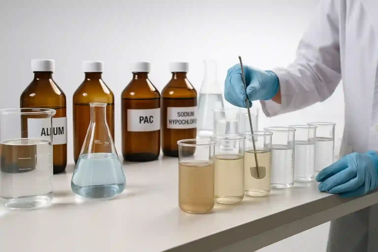 لیست مواد اولیه تصفیه آب